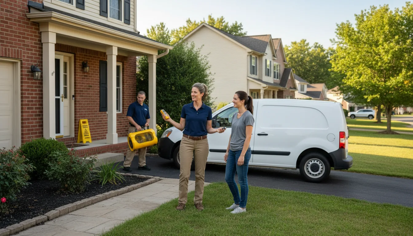 Water restoration image for Home Water Damage Repair in Liberty, TN
